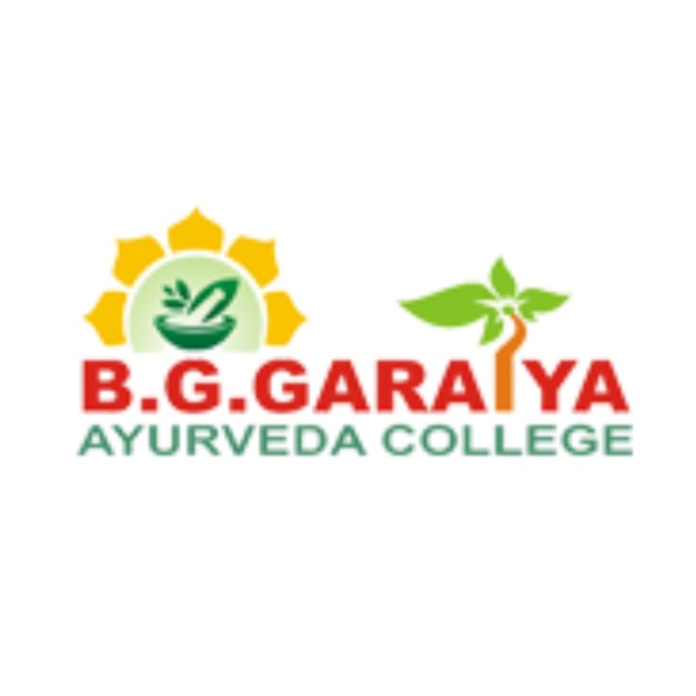 B G Garaiya Ayurved College Logo